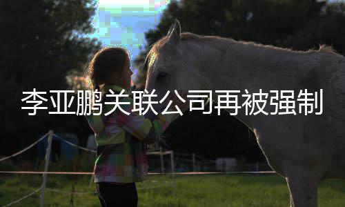 李亚联公鹏关制执 总司再3万万行5被强金额余元超5